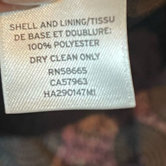 Halogen A-Line Purple & Black Sleeveless Geometric Dress - Picture 13 of 13